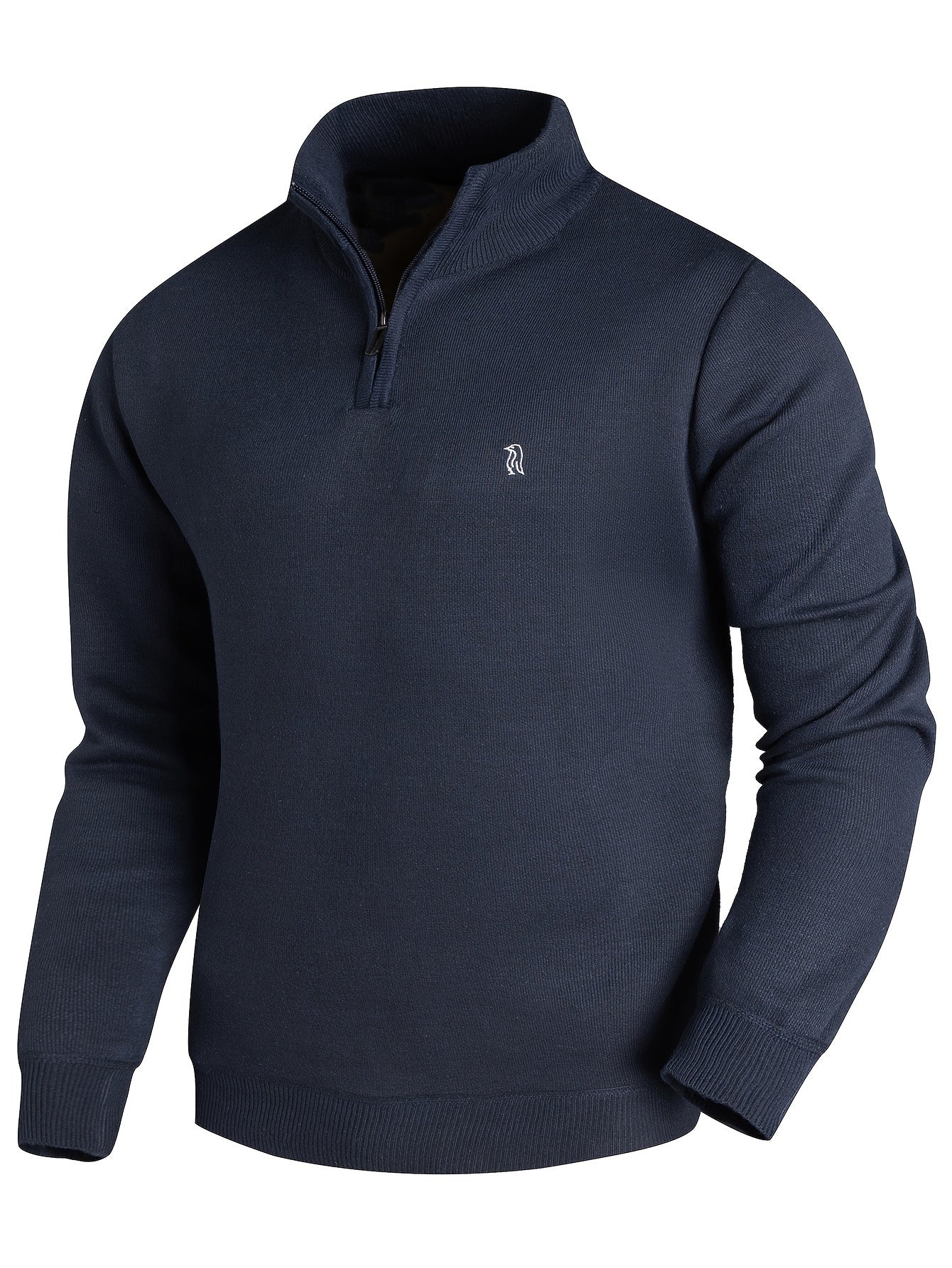 Spring Ready: Men’s Zip Collar Knit Pullover - 4USelects