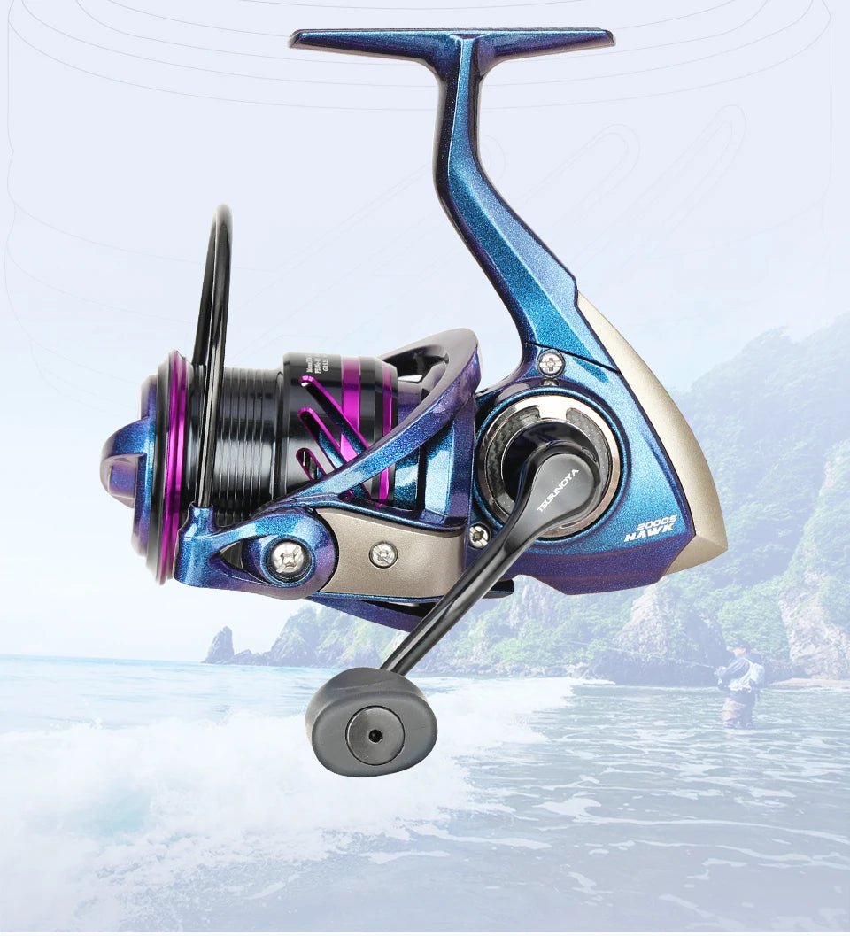 TSURINOYA HAWK Shallow Spool Spinning Reel 7kg Drag - 4USelects
