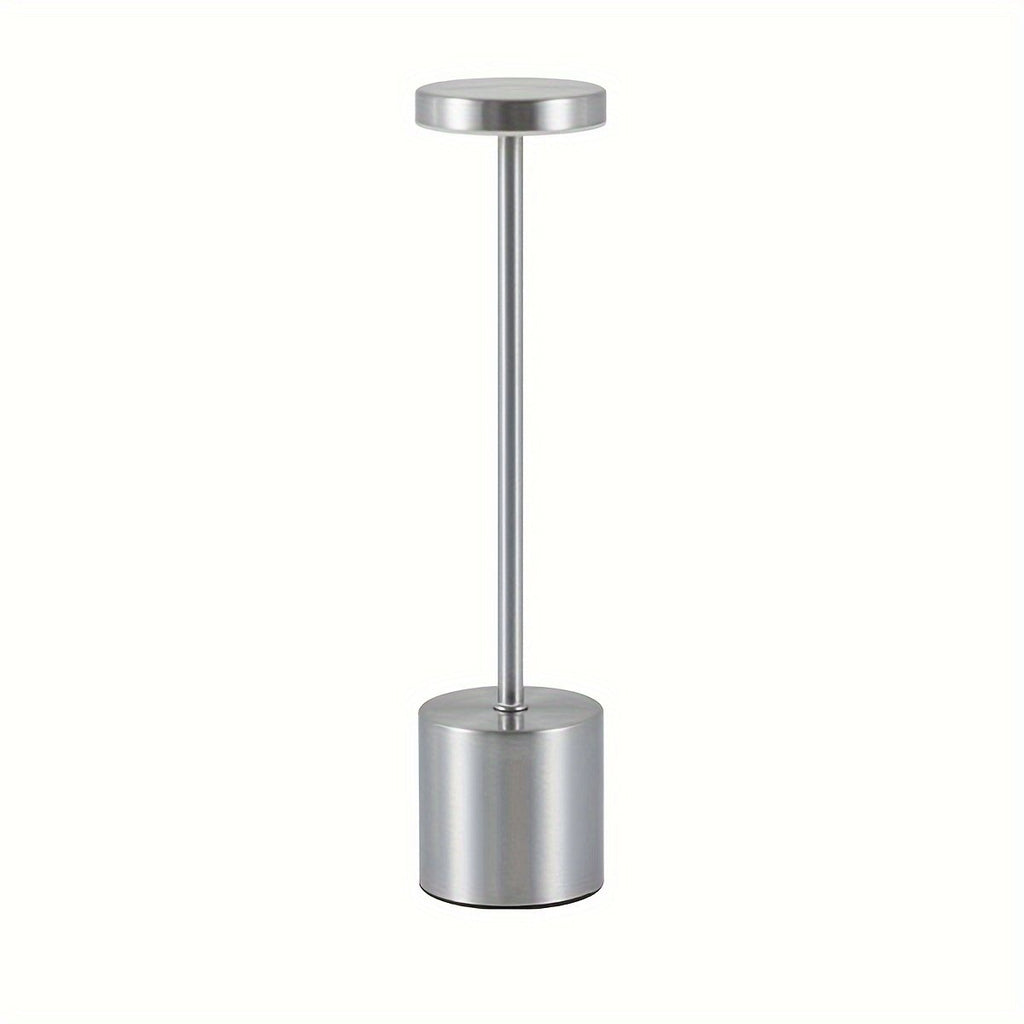 Lámpara de Mesa Táctil Metal Europeo Regulable detalle del interruptor y el cable USB