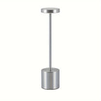 Lámpara de Mesa Táctil Metal Europeo Regulable detalle del interruptor y el cable USB