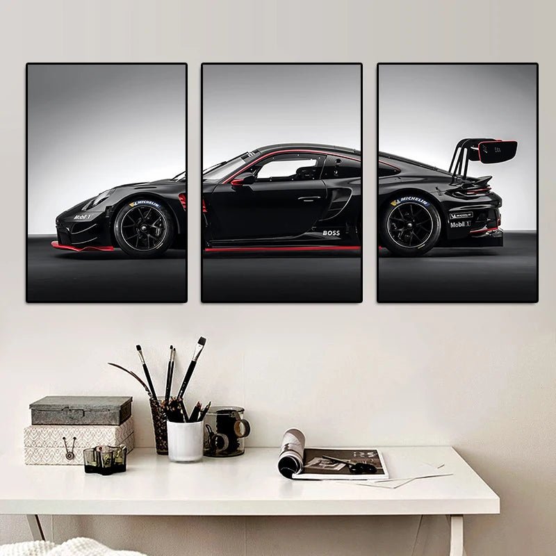 Vintage Car Canvas Art Set - GT3RS Style - 4USelects