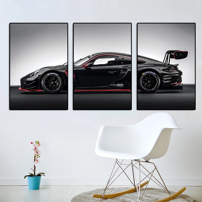 Vintage Car Canvas Art Set - GT3RS Style - 4USelects