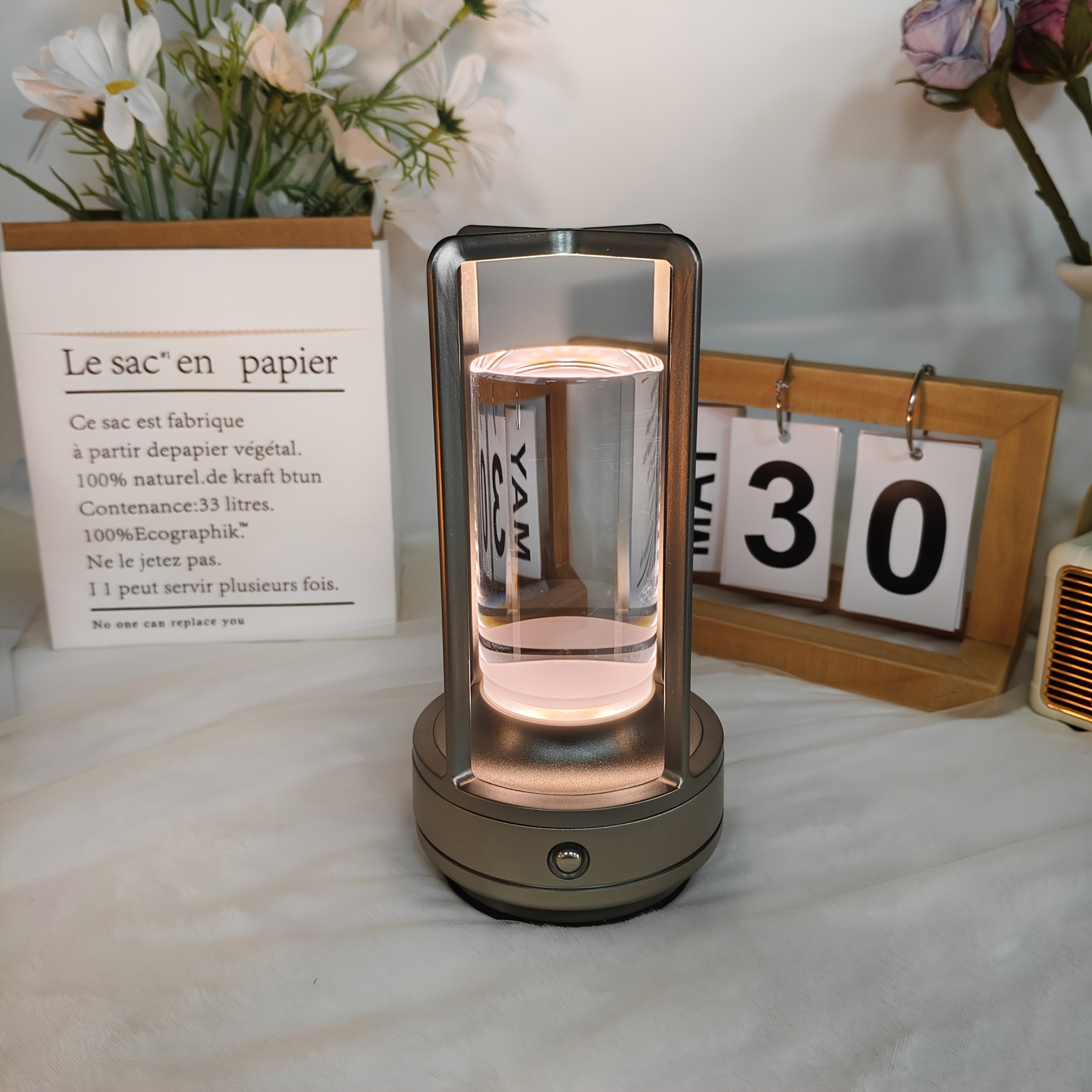 Vintage Cordless LED Table Lamp - 3 - Color Dimmable - 4USelects