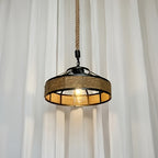 Vintage Industrial Iron Chandelier - Retro Tent Style - 4USelects