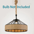 Vintage Industrial Iron Chandelier - Retro Tent Style - 4USelects