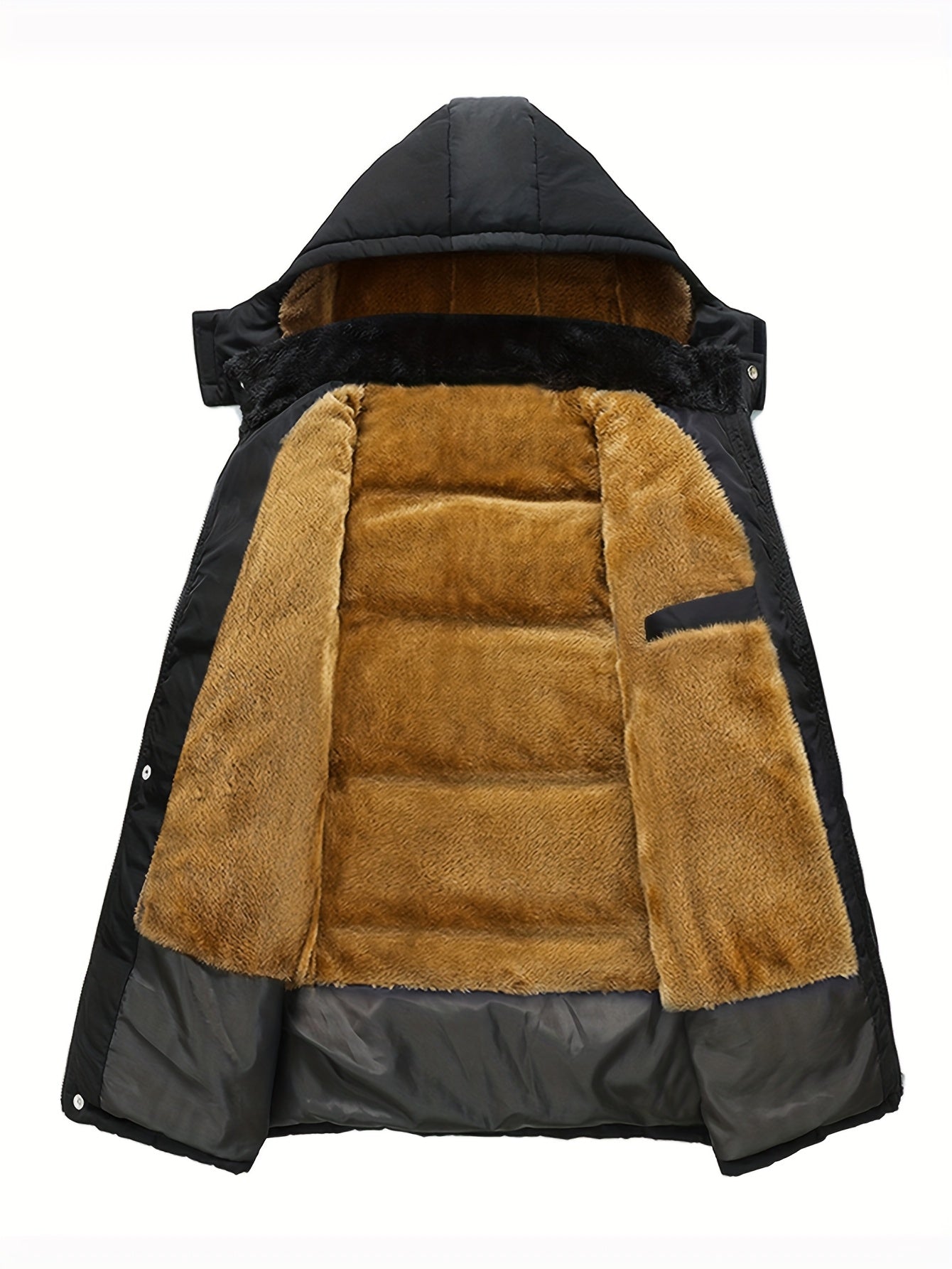 Warm Men’s Hooded Winter Jacket – Outdoor Daily Wear - 4USelects